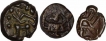 Copper Kasu Coin of Krishnadevaraya of Tuluva Dynasty of Vijayanagara Empire.