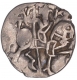 Billon Coin of Samanta Deva of Turk and Hindu Shahis of Kabul and Gandhara.