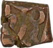 Copper Half Dam Coin of Jahangir of Ujjain Mint.