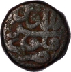 Copper Dam Coin of Akbar of Malapur Mint.