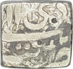 Silver Square Rupee Coin  of Akbar of Tatta Mint.