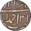 Silver Rupee Coin of Akbar of Ahmadabad Mint of Amardad Month.