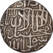 Silver Rupee Coin of Akbar of Agra Mint.