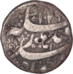 Silver One Rupee Coin of Jahangir of Qandahar Mint.