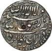 Silver Rupee Coin  of Shahjahan of Agra Dar ul Khilafat Mint.
