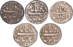 Silver One Rupee Coins of Shahjahan of Qandahar Mint of Kalima Type.