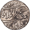 Silver One  Rupee Coin of Aurangzeb of Akbarabad Mint.