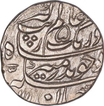 Silver One  Rupee Coin of Aurangzeb of Akbarabad Mint.