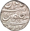 Silver One Rupee Coin  of Aurangzeb Alamgir of Burhanpur Mint.