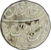 Silver one  Rupee Coin of Aurangzeb Alamgir of Shahjahanabad Dar ul khilafat Mint.