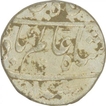 Silver One  Rupee Coin of Shah Alam Bahadur of Karimabad Mint.