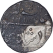 Silver One Rupee Coin of Alamgir II of Narwar Mint.