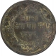 Copper Half Anna Coin of Shivaji Rao of Indore State.