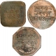 Copper Quarter Anna of  Half Anna and One Anna Coins of Bhupal Singh of Mewar State.