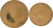 Copper Paisa Coins of Muhammad Sadat Ali Khan of Tonk. State.