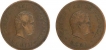 Bronze Half Tanga Coins of Carlos I  of Goa of India Portuguese.