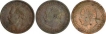 Copper One Fourth Tanga Coin of Luiz I of India Portuguese.