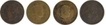 Copper and Bronze One Eighth Tanga Coin of Luiz I and Carlos I of India Portuguese.