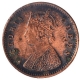 Copper One Twelfth Anna Coin of Victoria Queen of Calcutta Mint of 1874.