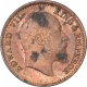 Copper One Twelfth Anna Coin of King Edward VII of Calcutta Mint  of 1904.