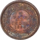 Copper Half Pice Coin of Victoria Empress of Calcutta Mint of 1895.