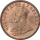 Bronze One Quarter Anna Coin of King George V of Calcutta Mint of 1912.