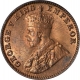 Bronze One Quarter Anna Coin of King George V of Bombay Mint of 1927.