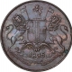 Copper Half Anna Coin of East India Company of Bombay Mint of 1835.