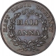 Copper Half Anna Coin of East India Company of Bombay Mint of 1835.