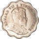 Copper Nickel One Anna of King Edward VII of Bombay Mint of 1910.