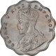 Copper Nickel One Anna Coin of King George V of Calcutta Mint of 1927.