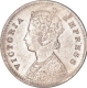 Silver Two Annas Coin of Victoria Empress of Calcutta Mint of 1889.