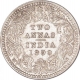 Silver Two Annas Coin of King George V of Calcutta Mint of 1890.