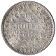 Silver Quarter Rupee Coin of Victoria Queen of Calcutta Mint of 1840.