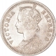 Silver Quarter Rupee Coin  of Victoria Empress of Calcutta Mint of 1882.