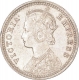 Silver Quarter Rupee Coin of Victoria Empress  of Calcutta Mint of 1883.