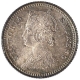 Silver Quarter Rupee Coin of Victoria Empress of Calcutta Mint of 1897.