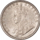 Silver Quarter Rupee Coin  of King  George V of Calcutta Mint of 1917.