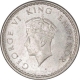 Silver Quarter Rupee Coin of King George VI of Calcutta Mint of 1939.