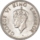 Nickel Quarter Rupee Coin of King George VI of Bombay  Mint of 1946.