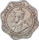 Copper Nickel Four Annas Coin of King George V of Bombay Mint of 1921.