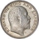 Silver Half Rupee Coin of King Edward VII of Calcutta Mint of 1906.