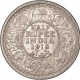 Silver Half Rupee Coin of King George V of Bombay Mint of 1918.