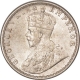 Silver Half Rupee Coin of King George V of Bombay Mint of 1919.