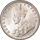 Silver Half Rupee Coin of King George V of Calcutta Mint of 1921.