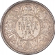 Silver Half Rupee Coin of King George V of Calcutta Mint of 1927.