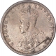 Silver Half Rupee Coin of King George V of Calcutta Mint of 1927.