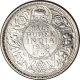 Silver Half Rupee Coin of King George V of Calcutta Mint of 1930.