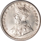 Silver Half Rupee Coin of King George V of Calcutta Mint of 1930.