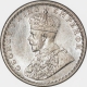 Silver Half Rupee Coin of King George V of Calcutta Mint of 1936.